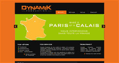 Desktop Screenshot of dynamik-production.fr